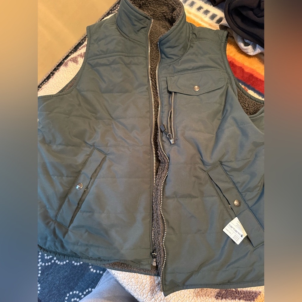 Women’s Carhartt Deep Teal/Green Quilted Vest